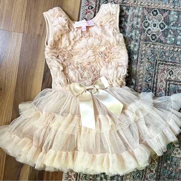 Popatu Other - Popatu Girl's Ivory Petti Tutu Dress Size 12 M